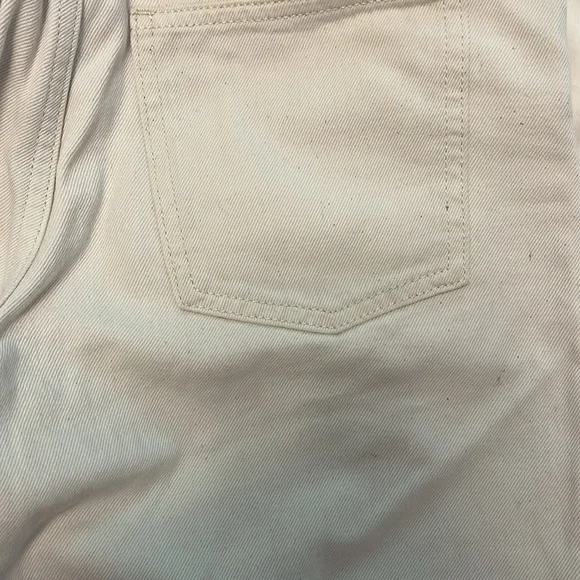 COS Tapered High Rise Jeans in Cream - Picture 5 of 7
